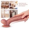 Yeni Nesil Çift Katmanlı 22 cm Realistik Dildo Penis Darıca