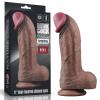 Yeni Nesil Çift Katmanlı 28 cm Realistik Dev Zenci Dildo Penis