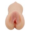 Zoey 3 Boyutlu Ten Rengi Suni Oral ve Vajinal Mastürbatör